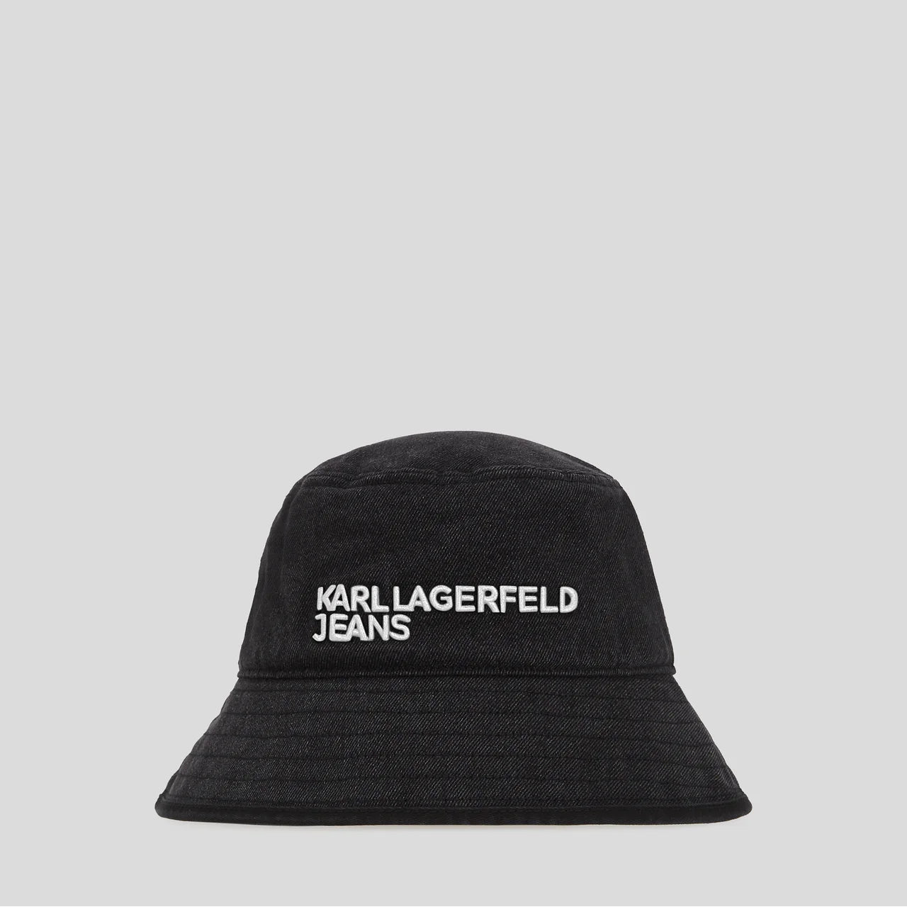 Karl Lagerfield Denim Bucket Hat