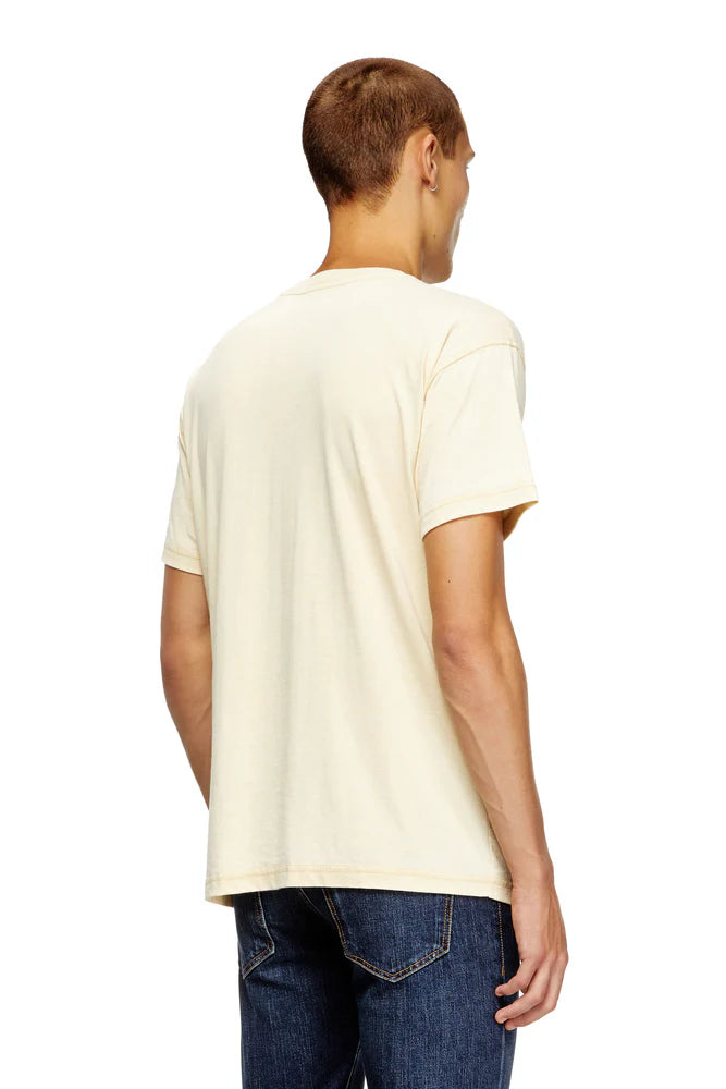 Diesel T-shirt with rhinestone graphic