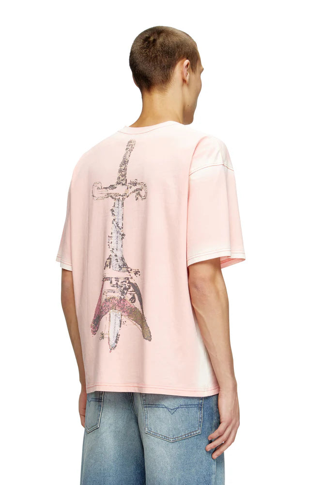 Diesel T-Shirt with Sword Print