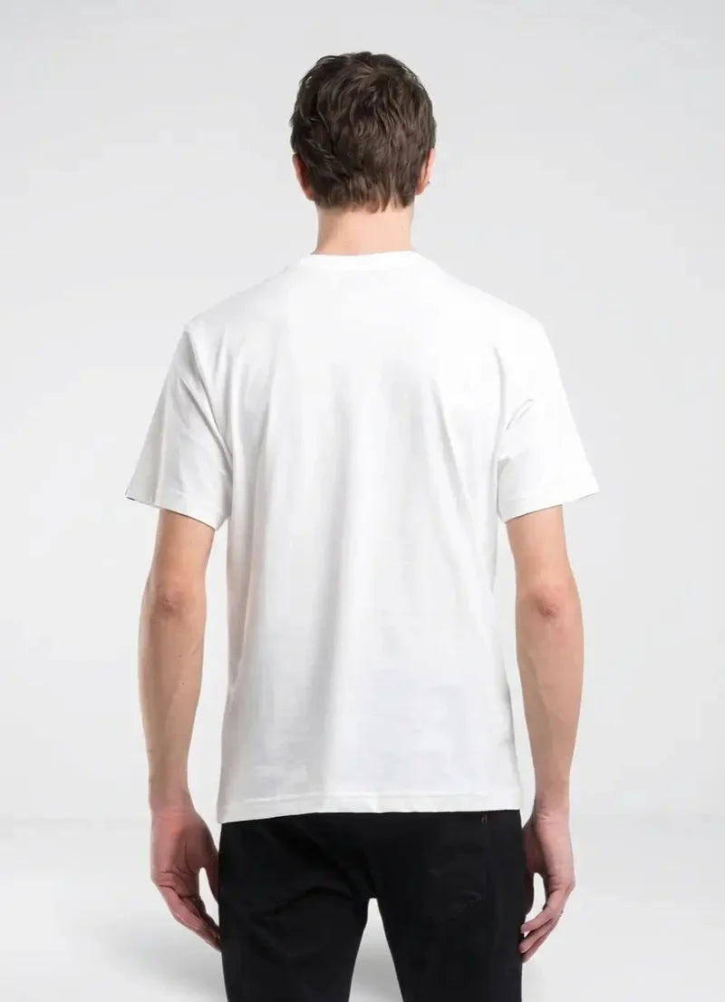 Replay Front Print Natural White T-Shirt