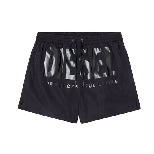 Diesel Mid-length swim shorts with maxi logo