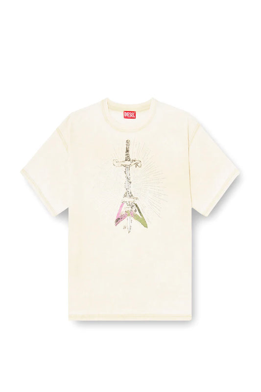 Diesel T-Shirt with Sword Print
