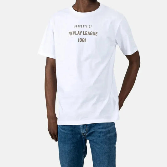 Replay League 1981 White T-Shirt